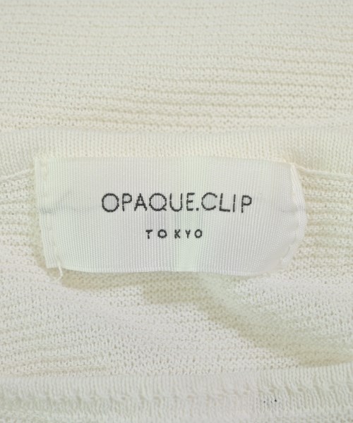 OPAQUE.CLIP（オペークドットクリップ）ニット・セーター 白 サイズ:38(M位) レディース/2200605997097