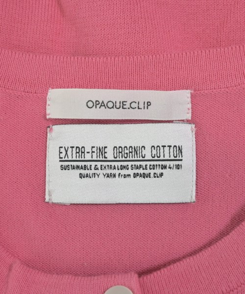 OPAQUE.CLIP（オペークドットクリップ）カーディガン ピンク サイズ:38(M位) レディース/2200605997110
