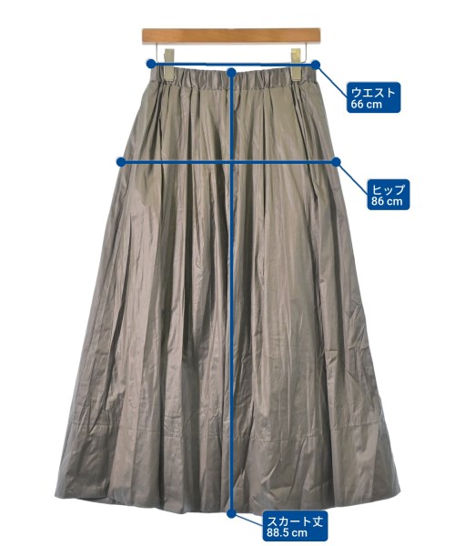 OPAQUE.CLIP（オペークドットクリップ）ロング・マキシ丈スカート グレー サイズ:38(M位) レディース/2200605997264