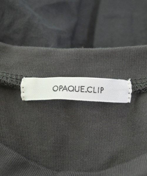 OPAQUE.CLIP（オペークドットクリップ）Tシャツ・カットソー 黒 サイズ:1(S位) レディース/2200604144058