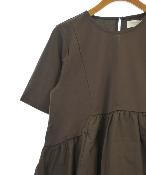 OPAQUE.CLIP（オペークドットクリップ）Tシャツ・カットソー 茶 サイズ:38(M位) レディース/2200606207096