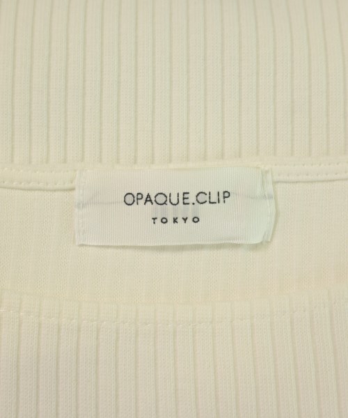 OPAQUE.CLIP（オペークドットクリップ）Tシャツ・カットソー 白 サイズ:38(M位) レディース/2200606506038