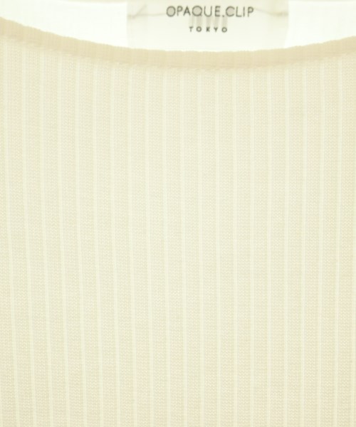 OPAQUE.CLIP（オペークドットクリップ）Tシャツ・カットソー 白 サイズ:38(M位) レディース/2200606506038