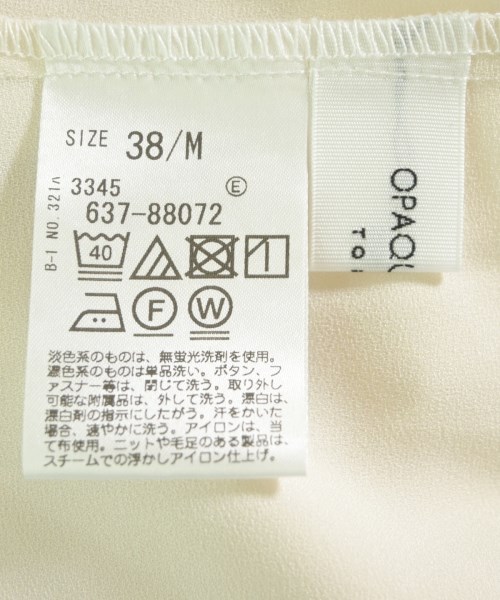 OPAQUE.CLIP（オペークドットクリップ）ブラウス 白 サイズ:M レディース/2200606853033