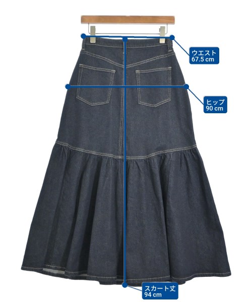 OPAQUE.CLIP（オペークドットクリップ）ロング・マキシ丈スカート 紺 サイズ:38(M位) レディース/2200608664071