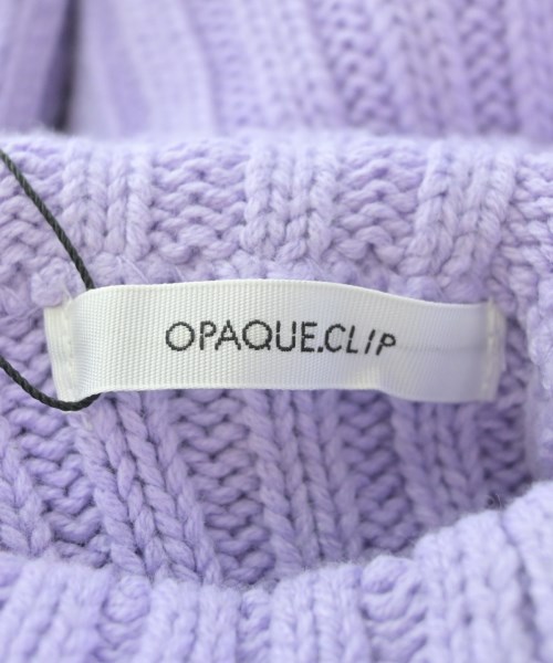 OPAQUE.CLIP（オペークドットクリップ）ニット・セーター 紫 サイズ:M レディース/2200611951014