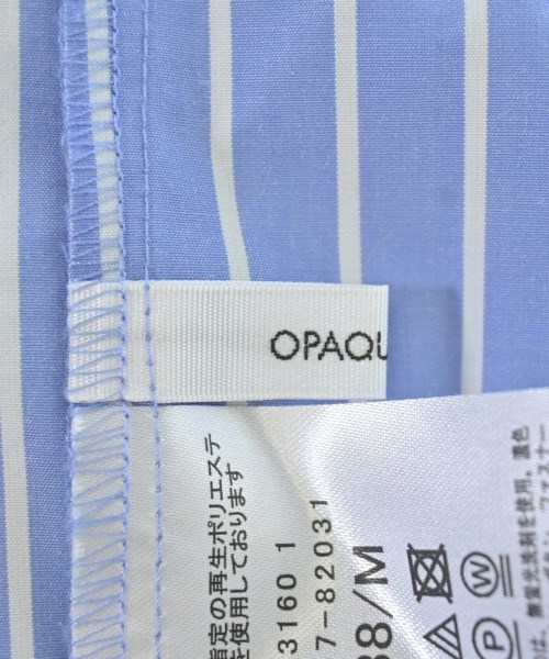 OPAQUE.CLIP（オペークドットクリップ）ブラウス 青 サイズ:-(M位) レディース/2200612664029