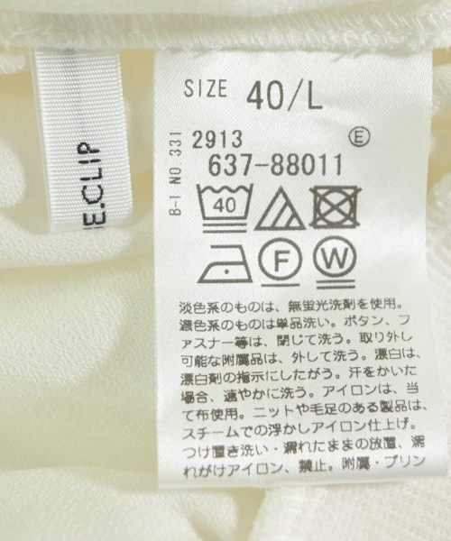 OPAQUE.CLIP（オペークドットクリップ）ブラウス 白 サイズ:40/L レディース/2200616481028