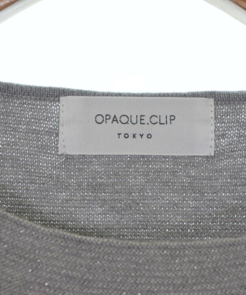 OPAQUE.CLIP（オペークドットクリップ）ニット・セーター グレー サイズ:38(M位) レディース/2200613854061