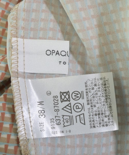 OPAQUE.CLIP（オペークドットクリップ）ブラウス 茶 サイズ:38/M レディース/2200618810062