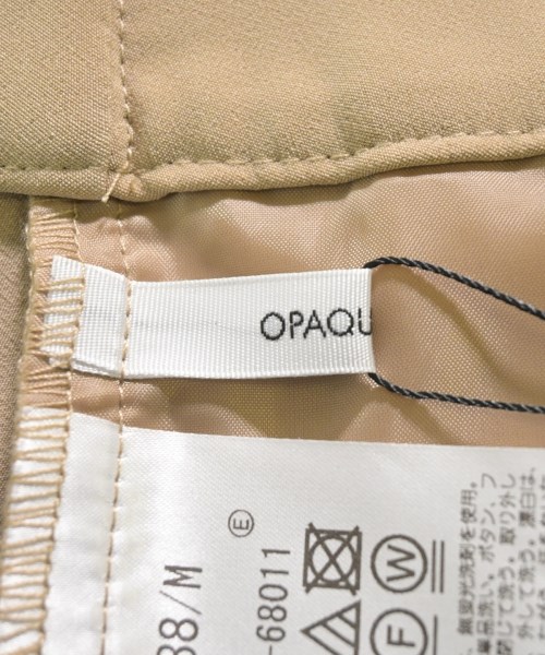 OPAQUE.CLIP（オペークドットクリップ）クロップドパンツ ベージュ サイズ:M レディース/2200609540909