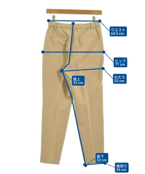 OPAQUE.CLIP（オペークドットクリップ）クロップドパンツ ベージュ サイズ:M レディース/2200609540909