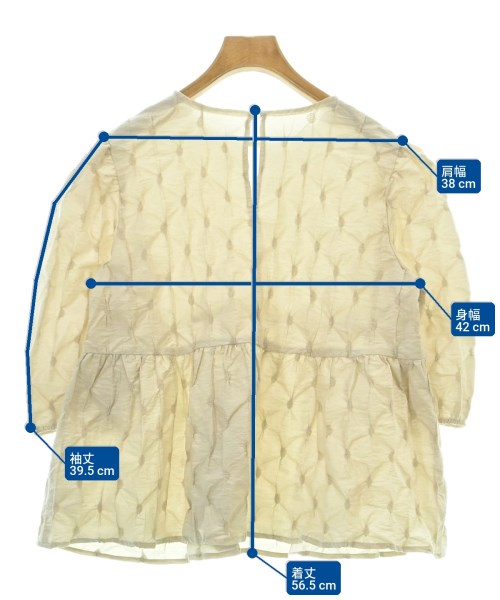 OPAQUE.CLIP（オペークドットクリップ）ブラウス ベージュ サイズ:38(M位) レディース/2200612168046