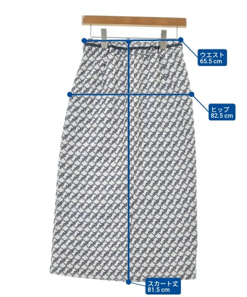 OPAQUE.CLIP（オペークドットクリップ）ロング・マキシ丈スカート 白 サイズ:38(M位) レディース/2200603654039