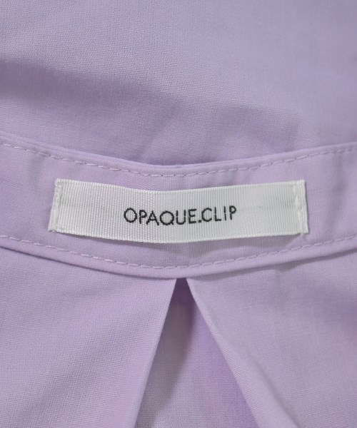 OPAQUE.CLIP（オペークドットクリップ）ブラウス 紫 サイズ:40(L位) レディース/2200606304030
