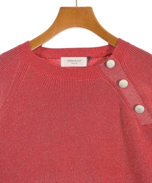 OPAQUE.CLIP（オペークドットクリップ）ニット・セーター 赤 サイズ:38(M位) レディース/2200670363070