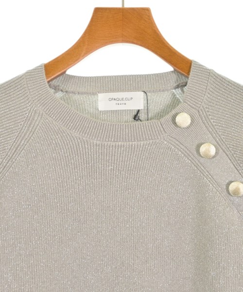 OPAQUE.CLIP（オペークドットクリップ）ニット・セーター グレー サイズ:38(M位) レディース/2200670363087