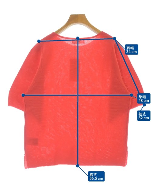 OPAQUE.CLIP（オペークドットクリップ）ニット・セーター 赤 サイズ:38(M位) レディース/2200670363117