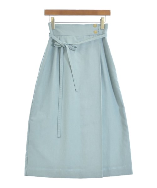 OPAQUE.CLIP(オペークドットクリップ)ロング・マキシ丈スカート 青 サイズ:M/2200670701025