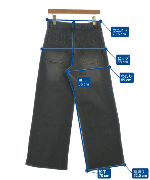 OPAQUE.CLIP（オペークドットクリップ）デニムパンツ 黒 サイズ:L レディース/2200675414012