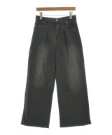 OPAQUE.CLIP（オペークドットクリップ）デニムパンツ 黒 サイズ:L レディース/2200675414012