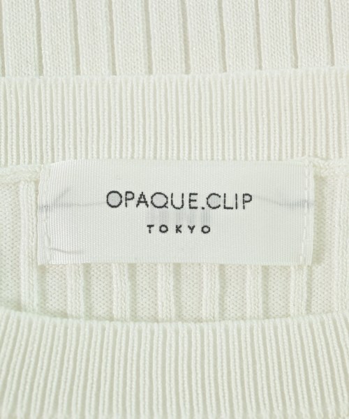 OPAQUE.CLIP（オペークドットクリップ）ニット・セーター 白 サイズ:38(M位) レディース/2200676458077