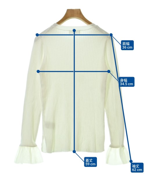 OPAQUE.CLIP（オペークドットクリップ）ニット・セーター 白 サイズ:38(M位) レディース/2200676458077