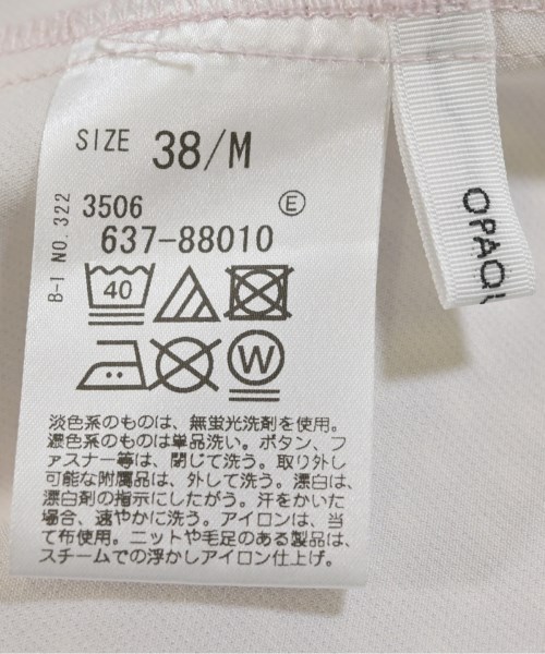 OPAQUE.CLIP（オペークドットクリップ）ブラウス ピンク サイズ:38(M位) レディース/2200672857126