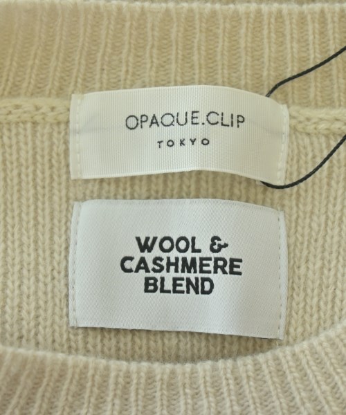 OPAQUE.CLIP（オペークドットクリップ）ニット・セーター ベージュ サイズ:38(M位) レディース/2200671836016