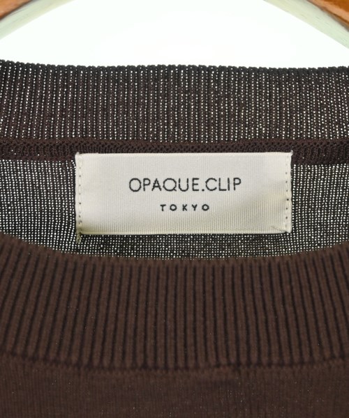 OPAQUE.CLIP（オペークドットクリップ）ニット・セーター 茶 サイズ:M レディース/2200678980026