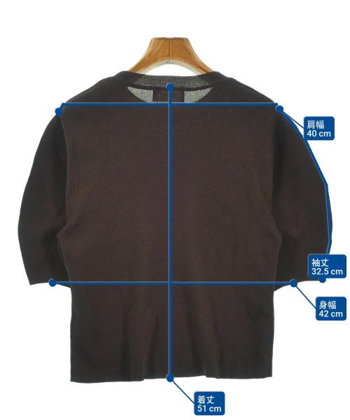 OPAQUE.CLIP（オペークドットクリップ）ニット・セーター 茶 サイズ:M レディース/2200678980026