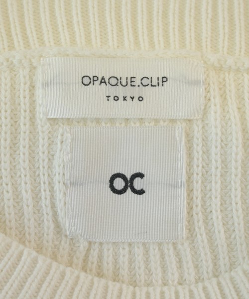 OPAQUE.CLIP（オペークドットクリップ）ニット・セーター 白 サイズ:38(M位) レディース/2200676711011