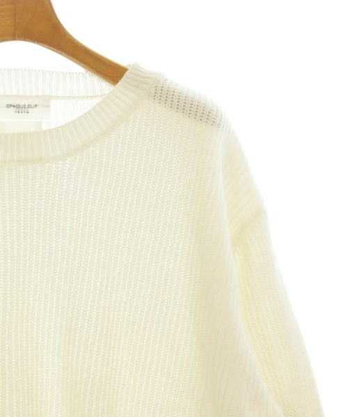 OPAQUE.CLIP（オペークドットクリップ）ニット・セーター 白 サイズ:38(M位) レディース/2200676711011