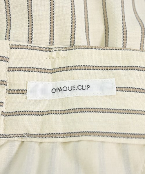 OPAQUE.CLIP（オペークドットクリップ）スラックス ベージュ サイズ:L レディース/2200690624021
