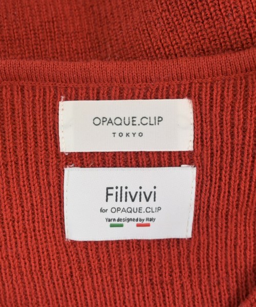 OPAQUE.CLIP（オペークドットクリップ）ニット・セーター 赤 サイズ:38(M位) レディース/2200691900032