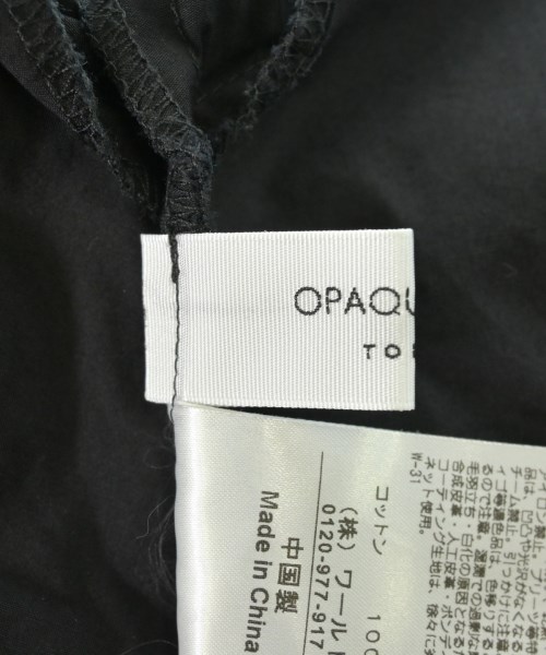 OPAQUE.CLIP（オペークドットクリップ）カジュアルシャツ 黒 サイズ:36(S位) レディース/2200695180034