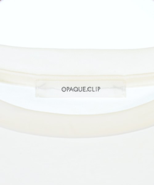 OPAQUE.CLIP（オペークドットクリップ）Tシャツ・カットソー 白 サイズ:38(M位) レディース/2200693885030