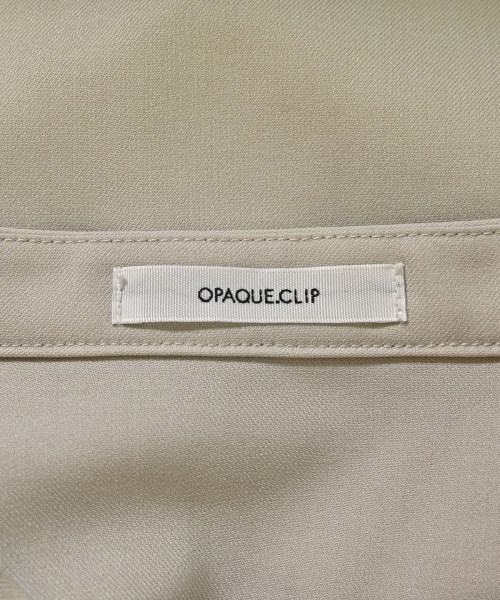 OPAQUE.CLIP（オペークドットクリップ）ブラウス ベージュ サイズ:38(M位) レディース/2200699846042