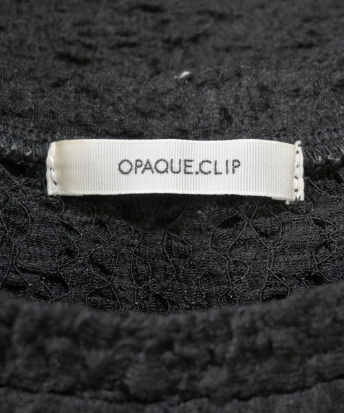 OPAQUE.CLIP（オペークドットクリップ）Tシャツ・カットソー 黒 サイズ:38(M位) レディース/2200696349065