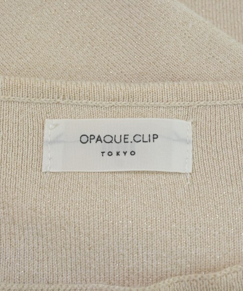 OPAQUE.CLIP（オペークドットクリップ）ニット・セーター ベージュ サイズ:38(M位) レディース/2200654694039