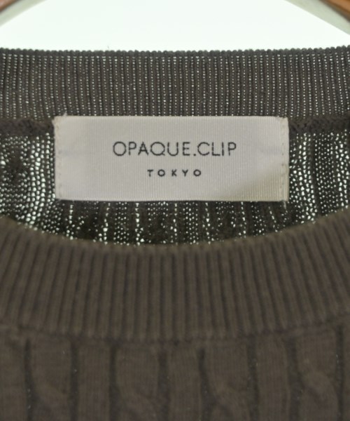 OPAQUE.CLIP（オペークドットクリップ）ニット・セーター グレー サイズ:36(S位) レディース/2200645168013