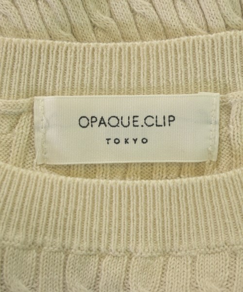 OPAQUE.CLIP（オペークドットクリップ）ニット・セーター ベージュ サイズ:36(S位) レディース/2200645168105