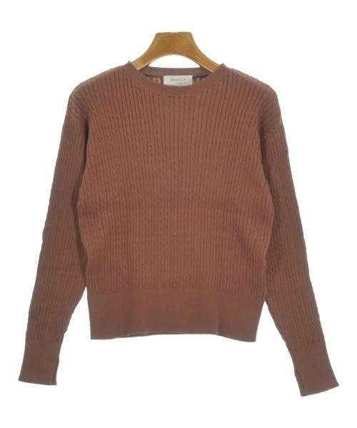 OPAQUE.CLIP(オペークドットクリップ)ニット・セーター 茶 サイズ:36(S位)/2200645168129
