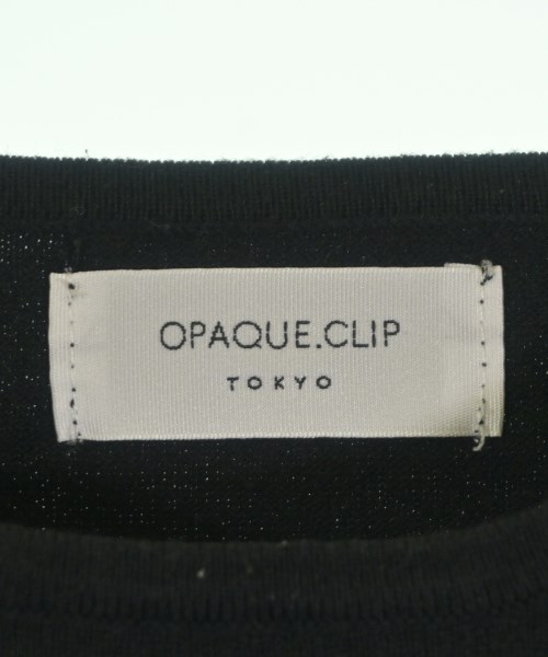 OPAQUE.CLIP（オペークドットクリップ）ニット・セーター 黒 サイズ:38(M位) レディース/2200645168136
