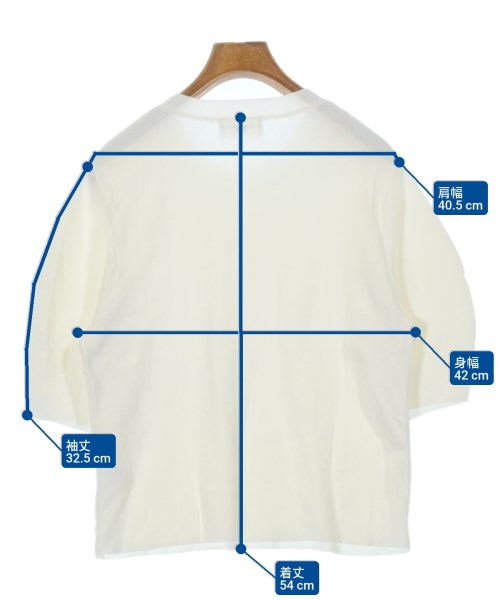 OPAQUE.CLIP（オペークドットクリップ）ニット・セーター 白 サイズ:40(M位) レディース/2200649807031