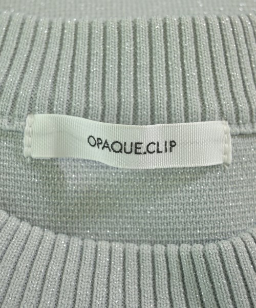 OPAQUE.CLIP（オペークドットクリップ）ニット・セーター 青 サイズ:38(M位) レディース/2200650463059