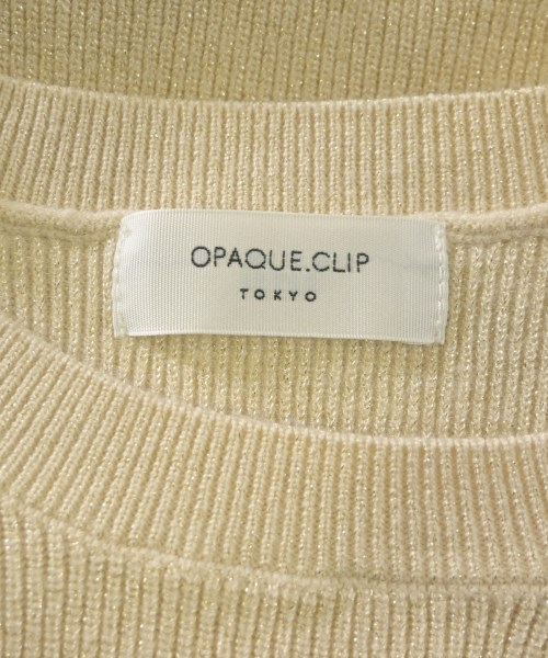 OPAQUE.CLIP（オペークドットクリップ）ニット・セーター ベージュ サイズ:40/L レディース/2200654879092