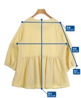 OPAQUE.CLIP（オペークドットクリップ）ブラウス 黄 サイズ:38(M位) レディース/2200654855065