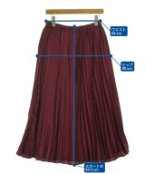 OPAQUE.CLIP（オペークドットクリップ）ロング・マキシ丈スカート 赤 サイズ:40(L位) レディース/2200653802152