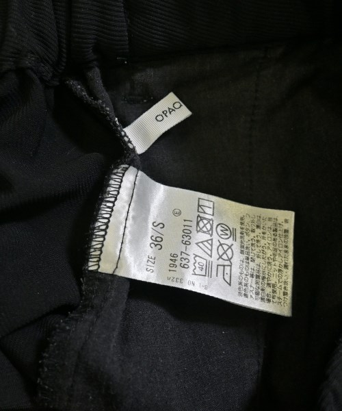 OPAQUE.CLIP（オペークドットクリップ）スラックス 黒 サイズ:36(S位) レディース/2200658944017